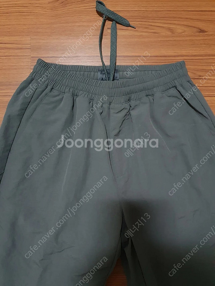 거의새옷급 2번착용 나일론 스트링 바지 속망사 트레이닝...--1