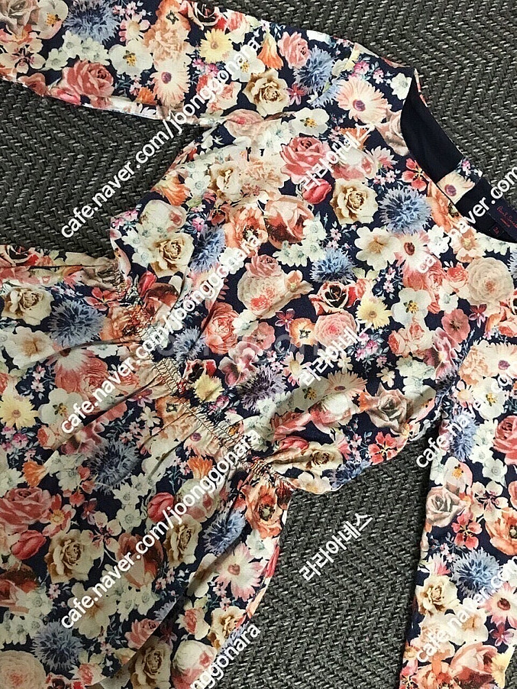 폴스미스주니어 꽃프린팅 밴딩 원피스 3Y--1