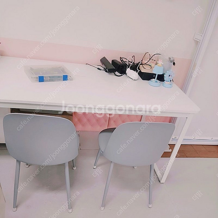 공부방책상 레고책상 어린이책상 화이트책상--4