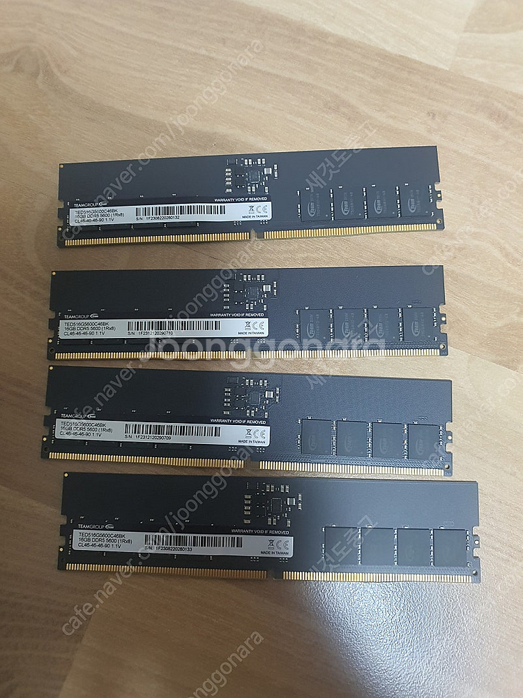 팀그룹 teamgroup ddr5 5600 16g 4개...--0