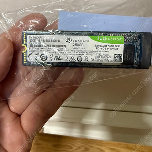 씨게이트 바라쿠다 510 M.2 NVME SSD 250GB + 구형 맥북용 어댑터