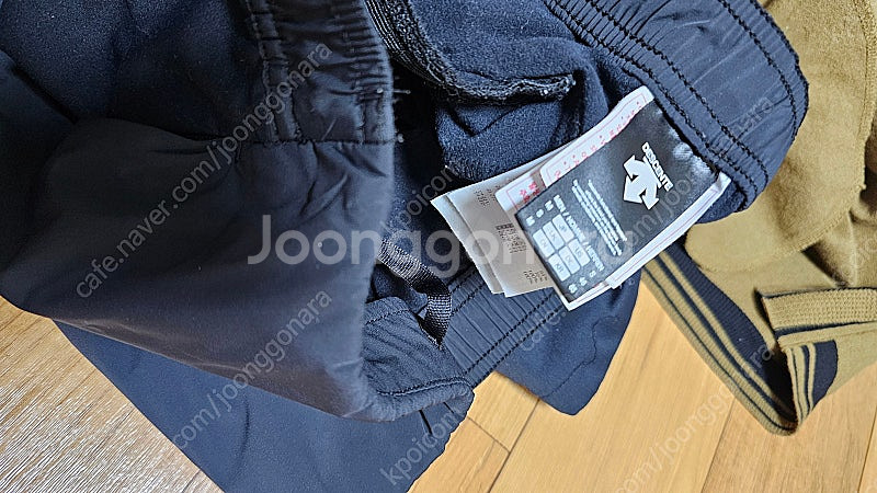 데상트 남녀공용 기모 웜업팬츠--7