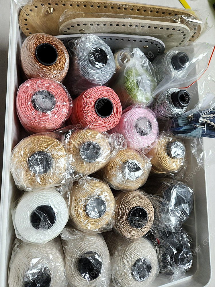 모모얀 자매품 뜨개실 가방바닥 부자재 팔아요--1