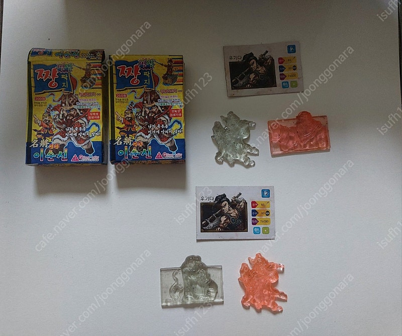 2000년대 옛날 딱지 이순신 짱딱지 1박스 팝니다 이미지