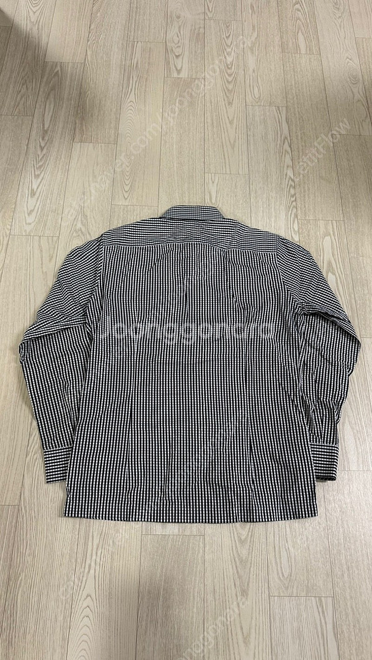 Lacoste 라코스테 깅엄 체크 셔츠 블랙--1
