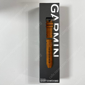 가민 퀵핏 26mm 체스트넛 가죽스트랩 밴드