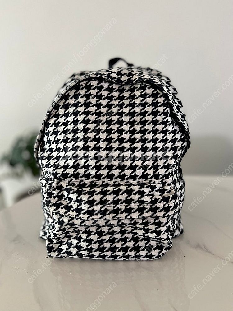 체크 패턴 백팩 가방--0