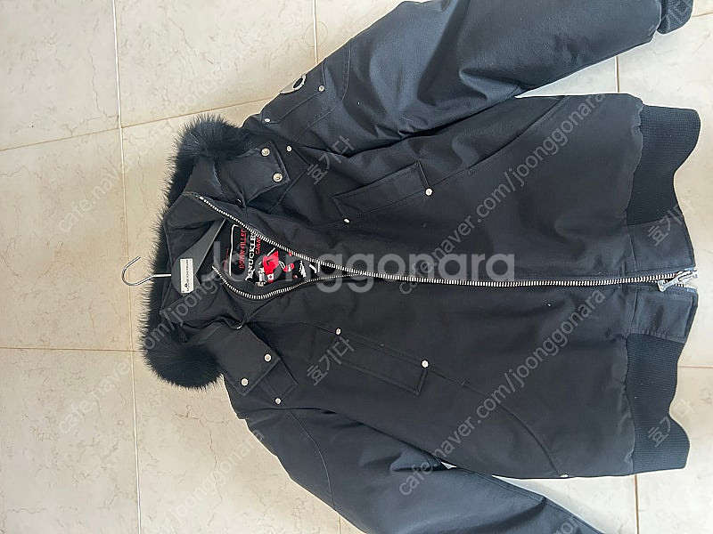 무스너클 발리스틱 봄버 패딩 (A급)블랙 팝니다--0