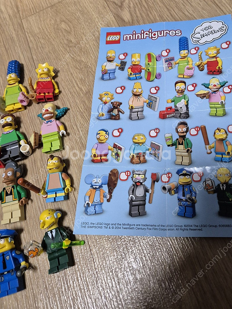 레고 심슨 시즌 1 미니피규어 전종--1