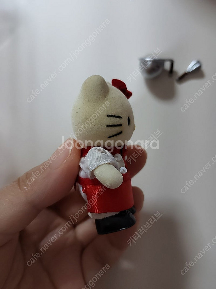 헬로키티 리틀베리 컬렉션 요리사 키티 인형 피규어 반다...--3