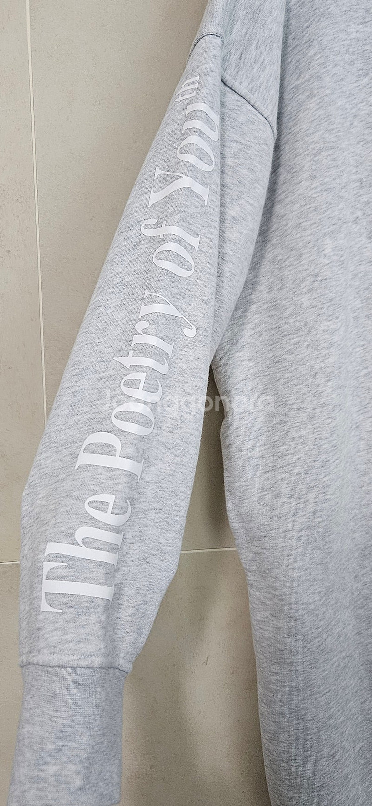 MSGM 사이드레터링 스웻원피스 그레이 XS 택포 65...--3