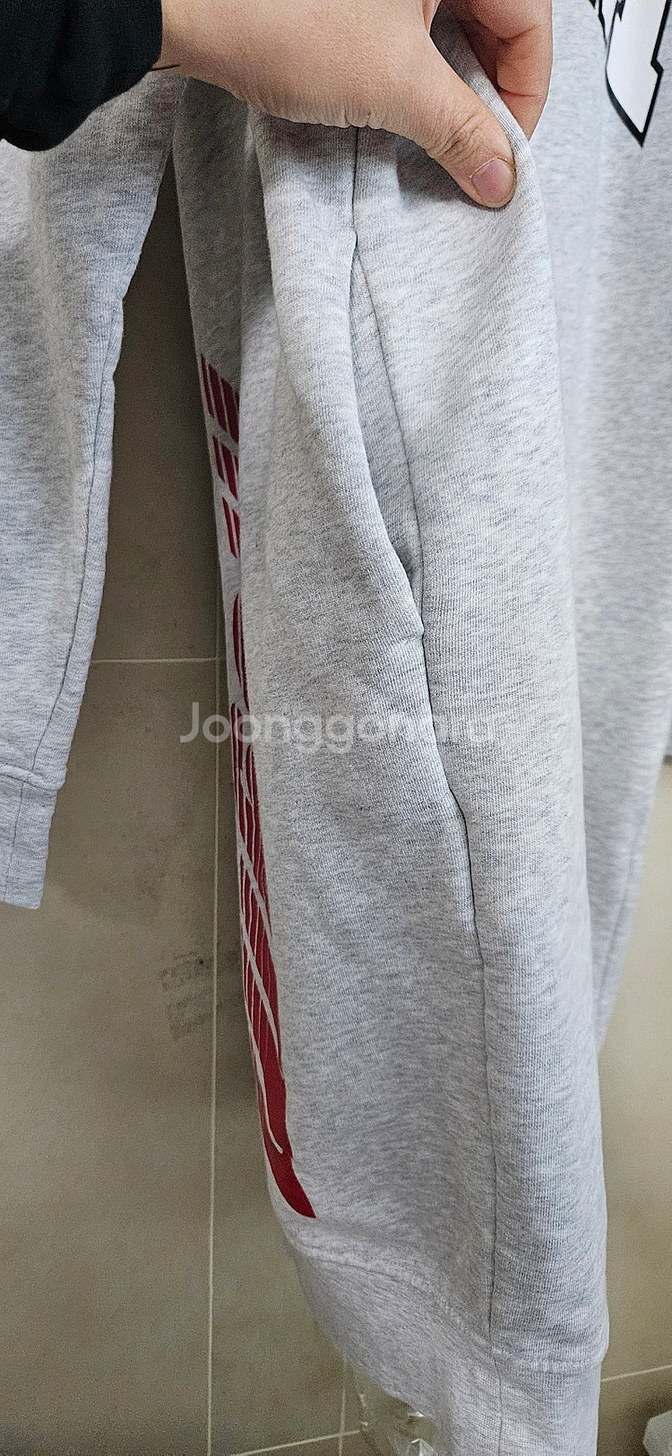 MSGM 사이드레터링 스웻원피스 그레이 XS 택포 65...--7