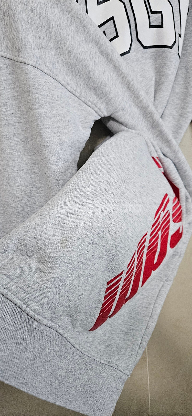 MSGM 사이드레터링 스웻원피스 그레이 XS 택포 65...--9