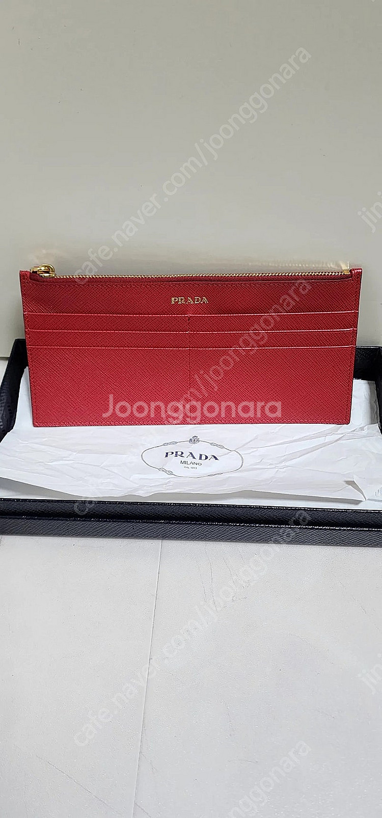 (최종가격) 프라다 엔벨롭 장지갑 클러치--2