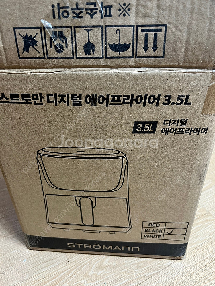 (새상품)스트로만 에어프라이어 3.5l--6