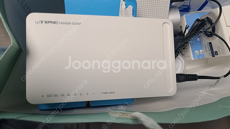 EFM ipTIME H6008-IGMP 스위치허브 2개...--0