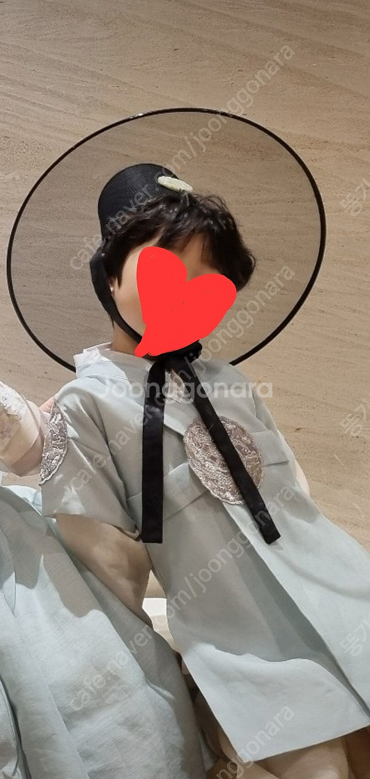 한복 남아 갓--1