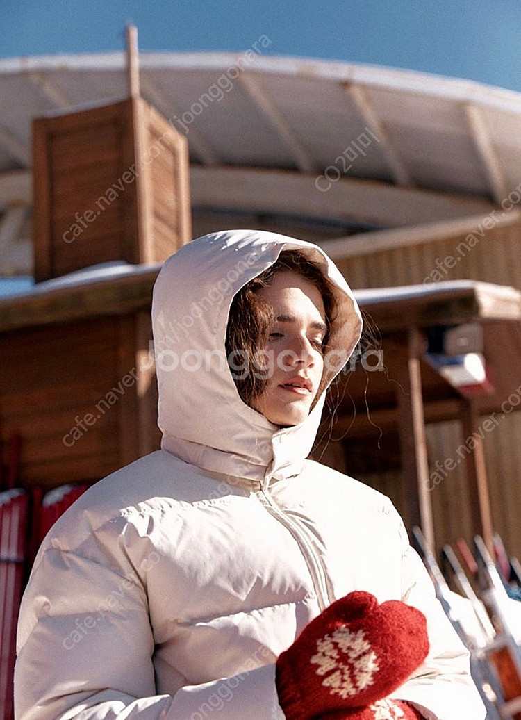 샵엠 구스 세인트패딩 아이보리 S--0