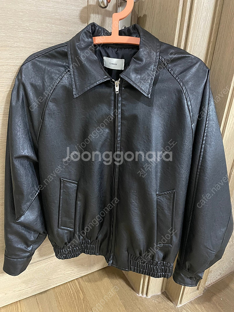 선데이업 레더블루종 자켓 팝니다.--0