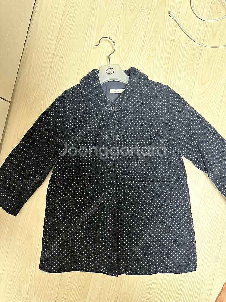 동그라미마켓 도트 퀼팅코트 L--1