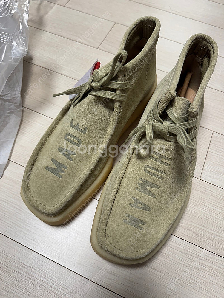 [UK9.5]휴먼메이드 클락스 왈라비부츠 베이지--0