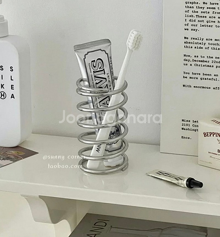 스프링 연필 칫솔 꽂이 투데스 스타일--1