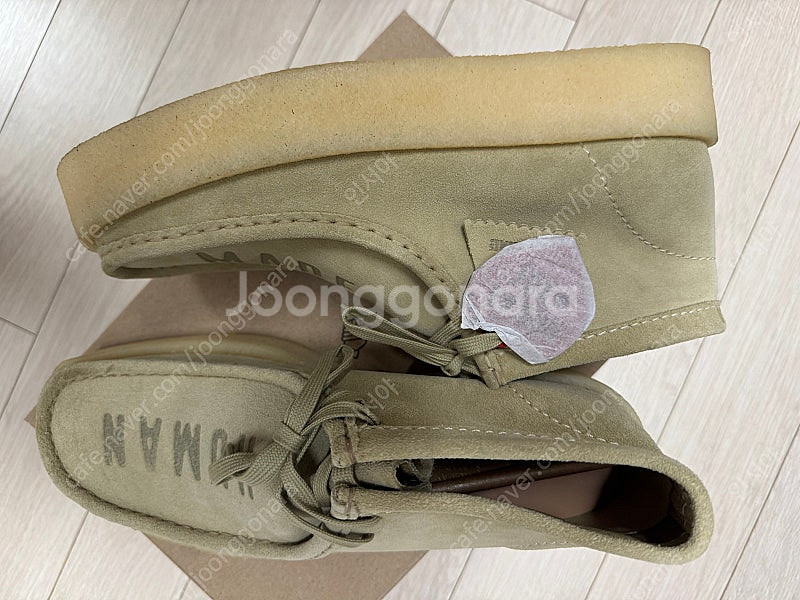 급처UK8.5) 클락스 휴먼 메이드 왈라비 메이드 베이지--0