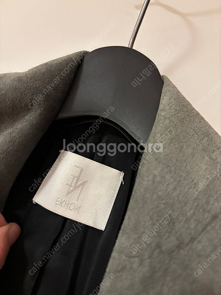 에콘 리얼 스웨이드 클래식 롱트렌치코트 야상 점퍼 자켓...--7