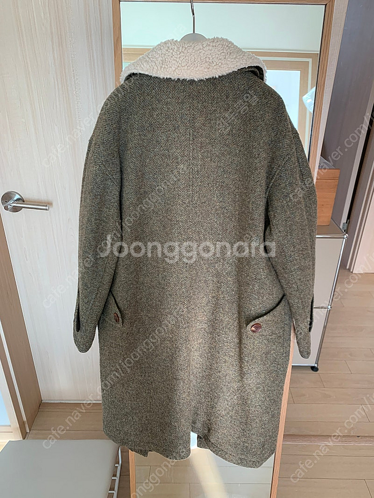 Mone 모네마켓 모스그린스코틀랜드 울코트--1