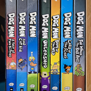 영어책 dog man시리즈 Dav pilkey 하드커버 6권 잠수네 24000원