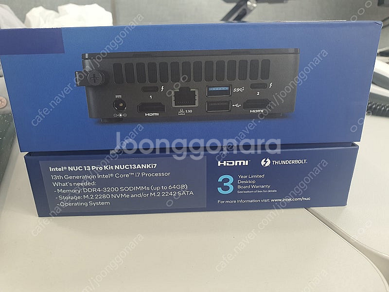 Intel NUC13 pro i7 모델(nuc13ank...--1