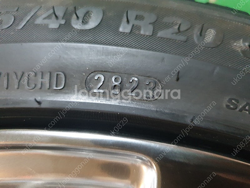 g80 rg3 20인치 금호 윈터크래프트 휠 세트--8