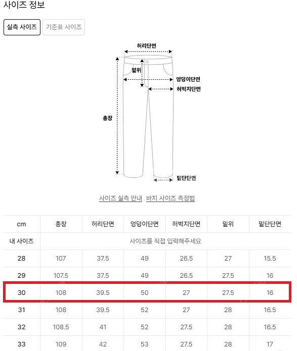 [새상품] 디젤 1995 데님 팬츠 청바지 30사이즈--9
