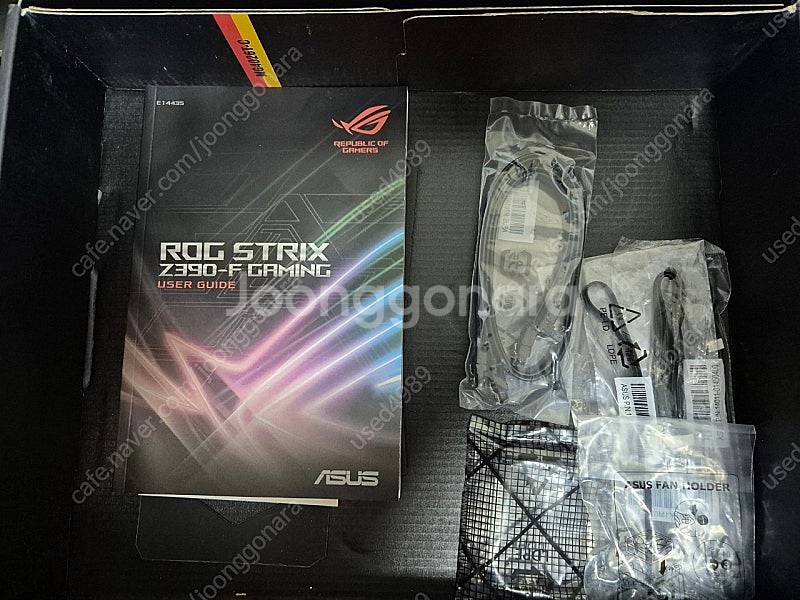 ASUS Z390F GAMING 보드 팝니다(박스O)--1