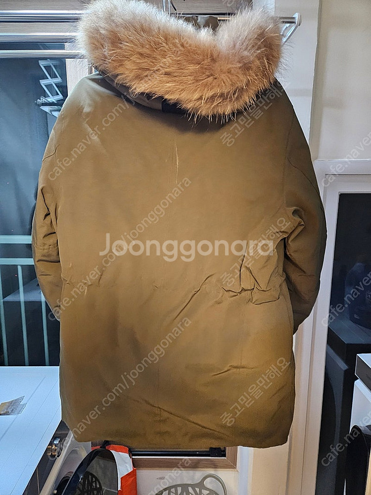 지오다노/ 구스다운 파카 카키 / xl--3