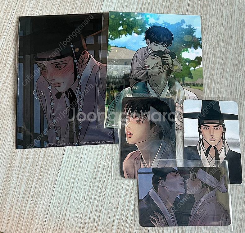 야화첩 재이미샵 /단행본 초판 포카 특전 나겸 윤승호 포토카드 일괄 판매--0