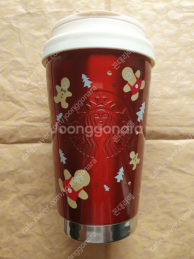 스타벅스 홀리데이 진저 브레드맨 텀블러 355ml--0