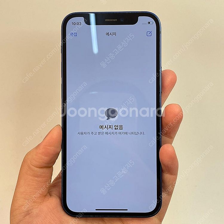 63029 아이폰12미니 배터리성능82% 블루 64GB...--2
