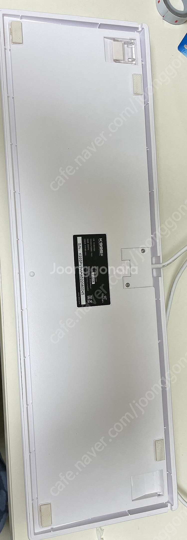 앱코) k995p v3 무접점 화이트 판매합니다.--0