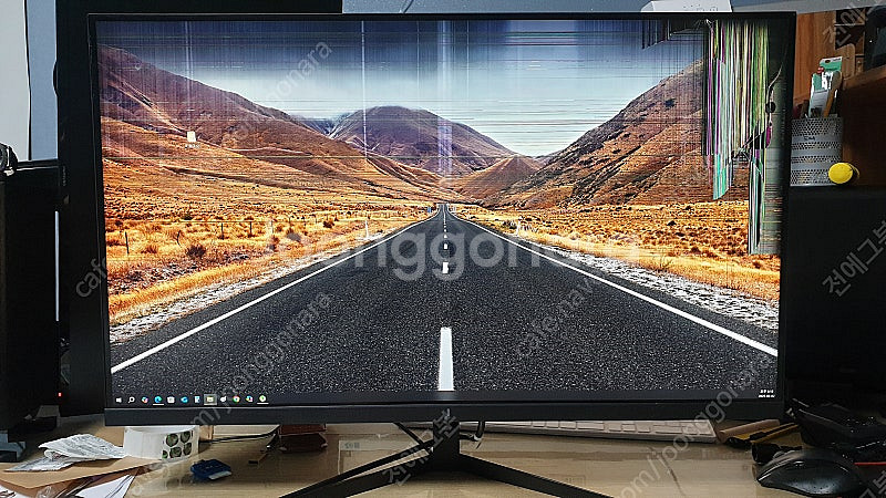 (부품용) 주연테크 v32ue 32인치 4k 모니터 액...--0