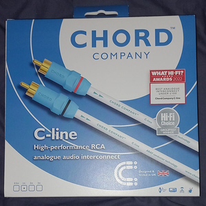 코드컴퍼니 Chord C-line RCA 케이블