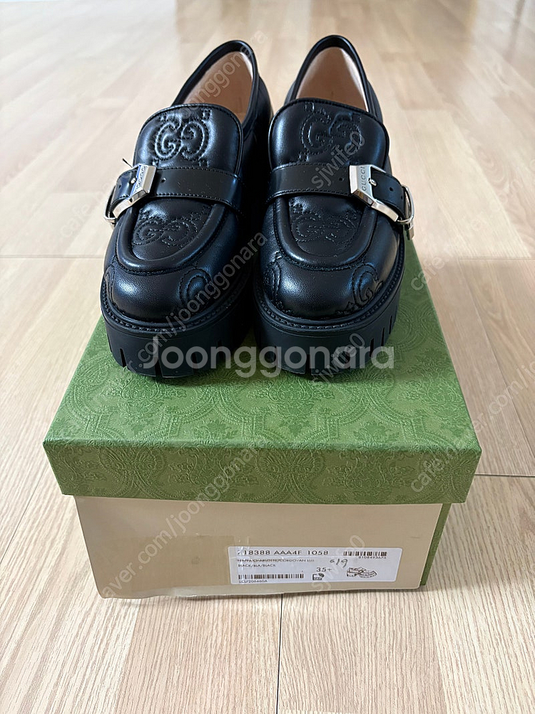 구찌 버클 GG 로고 슈즈 35반 사이즈 가격인하--0