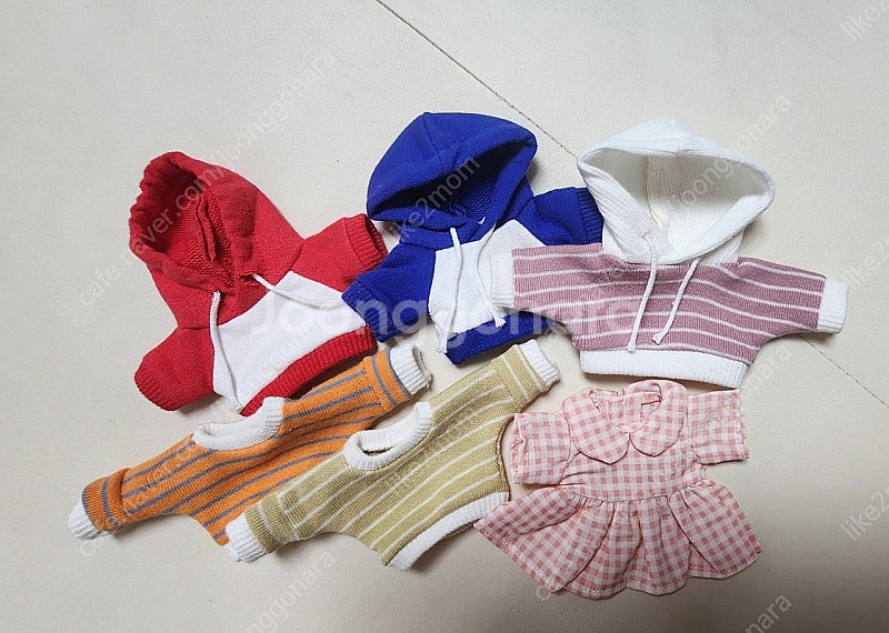 그로밋인형키링옷 .모루인형옷. 오랑우탄이인형옷 10cm...--0