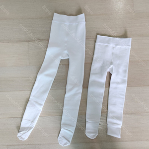 흰 타이즈(기모, 기모x, 새상품)