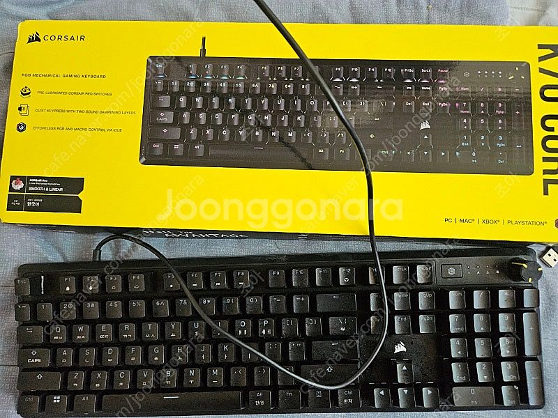 커세어 K70 RGB CORE BLACK 게이밍 기계식...--0