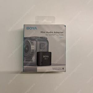 DJI 오즈모액션 1 마이크 어댑터 보야 BOYA OA-1