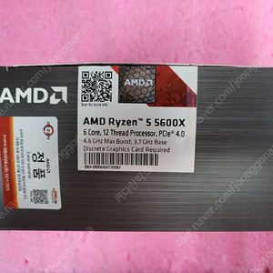 [AMD 라이젠 버미어 5600X 정품 ,중고