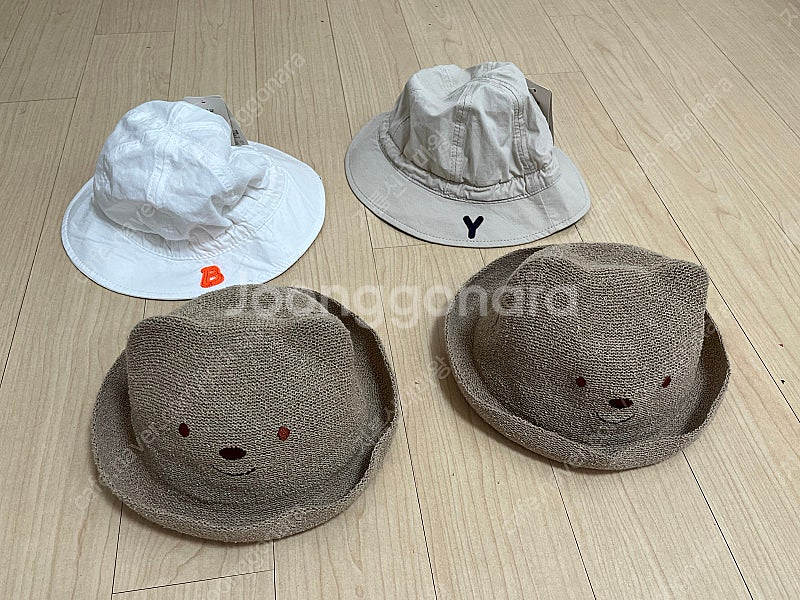 쌍둥이 옷 (xs사이즈) 베이비 일괄 + 모자 추가--1