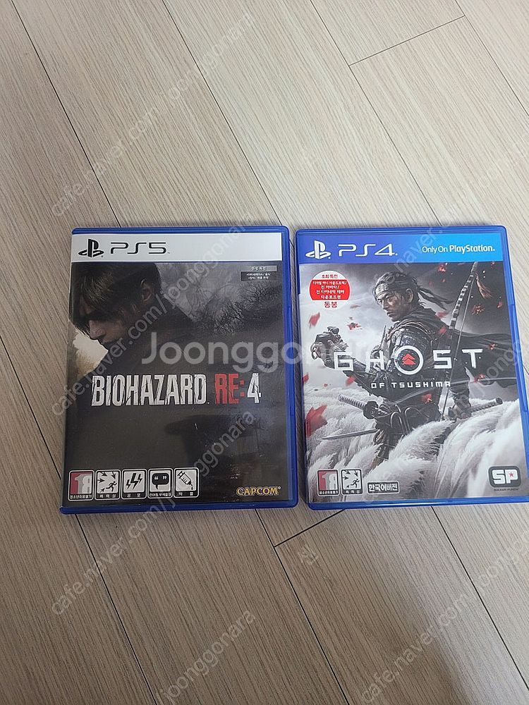 Ps4 고스트오브쓰시마 ps5바하re4 팝니다--0
