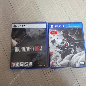 Ps4 고스트오브쓰시마 ps5바하re4 팝니다